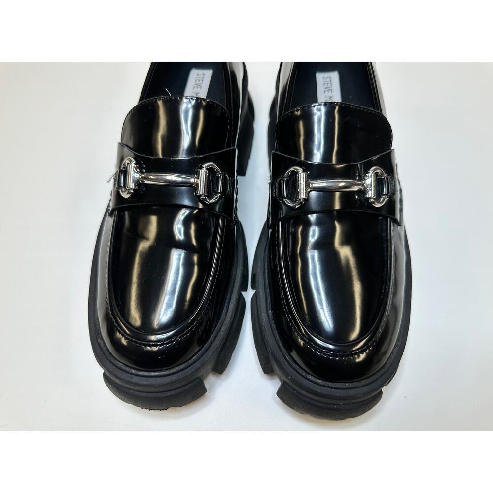 Steve Madden Platform Horse Bit Trifecta Loafers Shoes Sz 8.5 - Picture 10 of 13